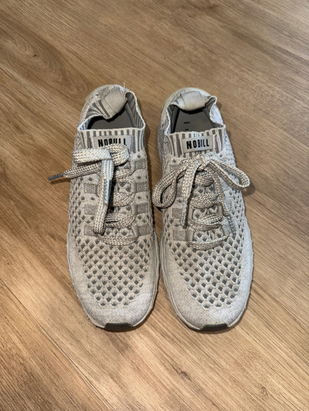 NOBULL Knit Trainers in Neutral Grey